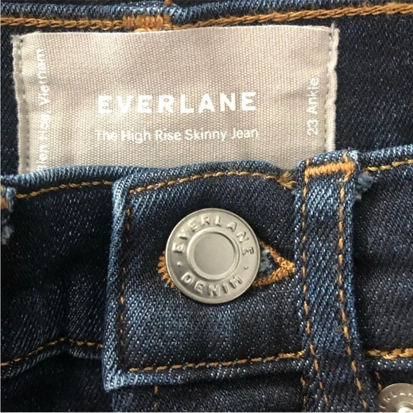 NWT Everlane The High Rise Skinny Jeans 23 - Picture 6 of 6